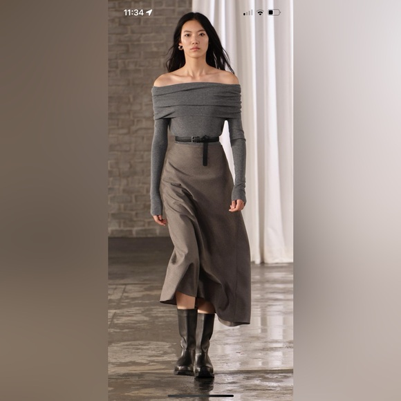 Zara Dresses & Skirts - Zara wool bias skirt ZW collection